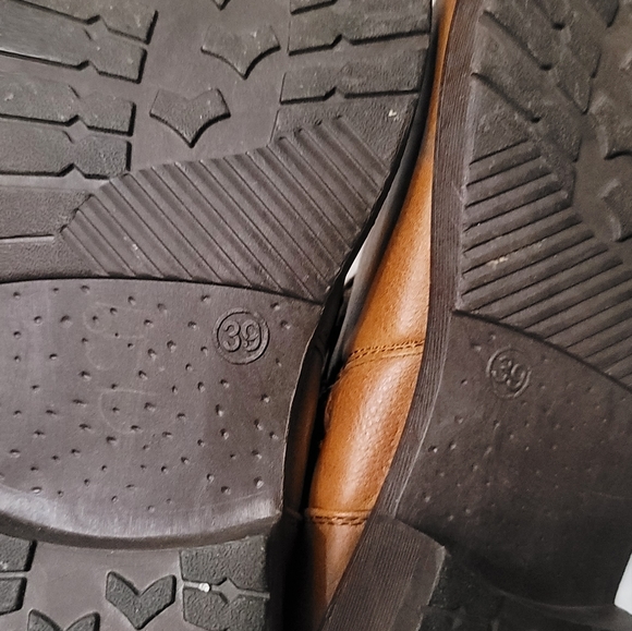 First Sight Taupe Buckle Ankle Booties - Picture 6 of 8